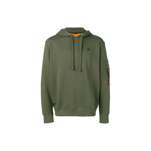 Alpha Industries Sweatshirts Men Green