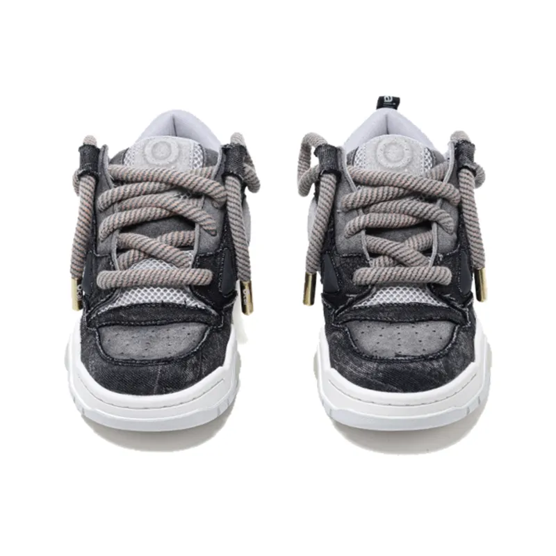 Ocai 001 RETRO Low Top Skateboard Shoes Unisex Blue-2