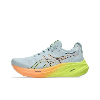 Asics Gel Nimbus 26 Paris Cool Grey Safety Yellow Women's