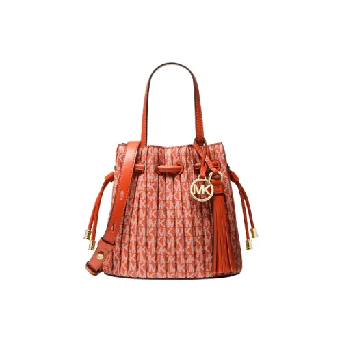 MICHAEL KORS Willa Artificial Leather stayhomewithbags Shoulder Bag, Crossbody Bag, Handbag Extra Small Women's Orange Red