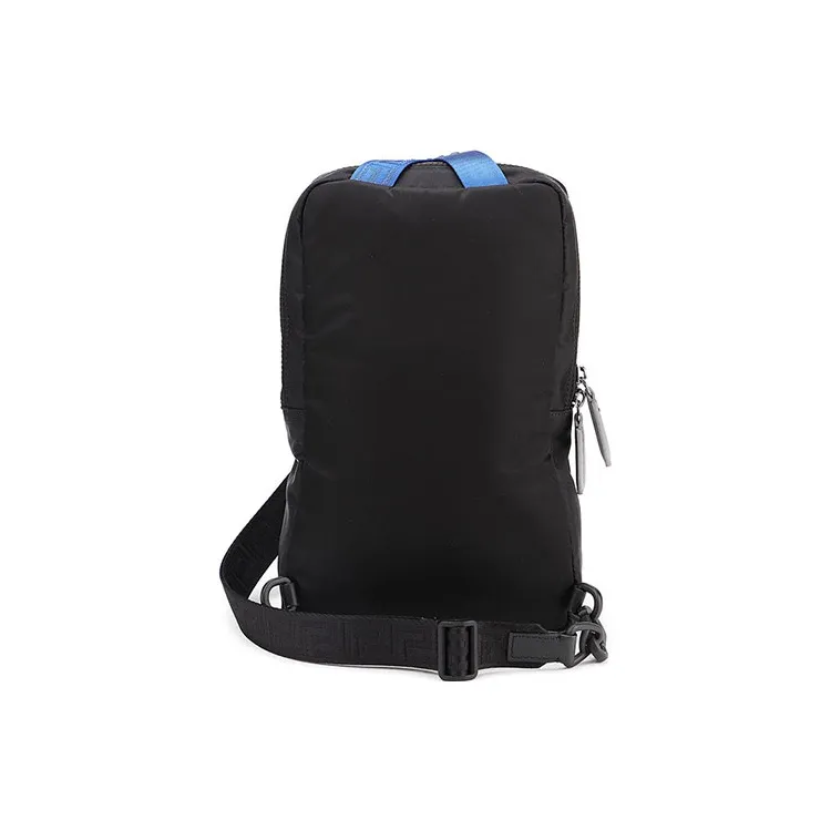FANSIZHE Nylon Fabric Sling Bag Regular Men's Black-2