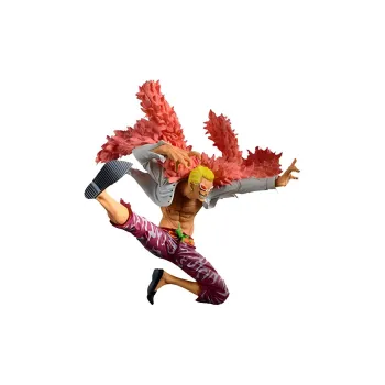 BANPRESTO Don Quixote Doflamingo Glass Factory One Piece Top Dressy 10cm Bonus Gifts 10cm