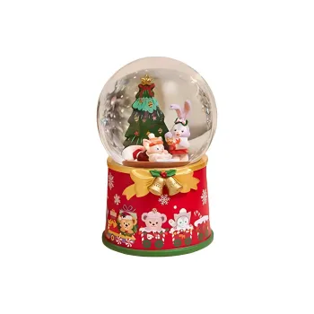 Disney 2023 Winter Duffy & Friends Series Christmas Glow Music Crystal Ball IP Merch