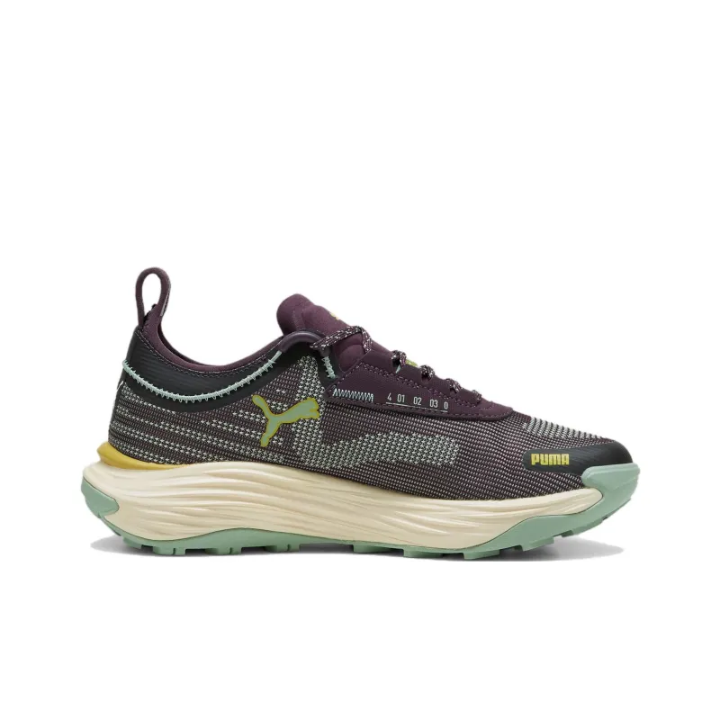 PUMA Voyage Nitro Anti Slip Wear Resistant Low Top Trail Running Shoes Women's Black Gray-1