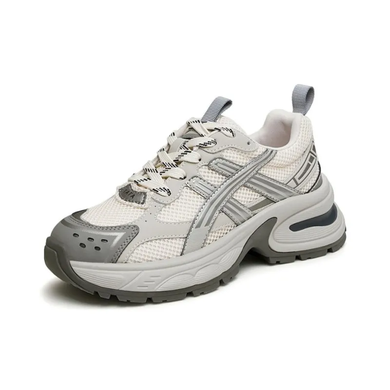 TATA Chunky Sneakers Women's Low Top Multicolor-1