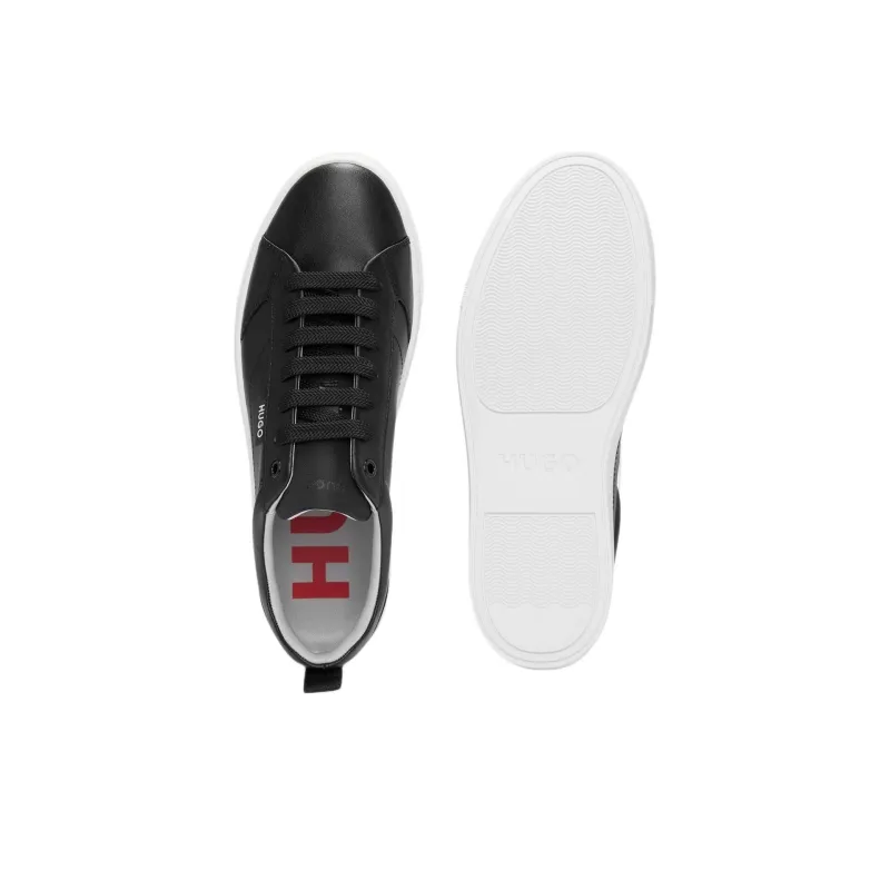 HUGO BOSS Low Top Skateboard Shoes Women's Black-4