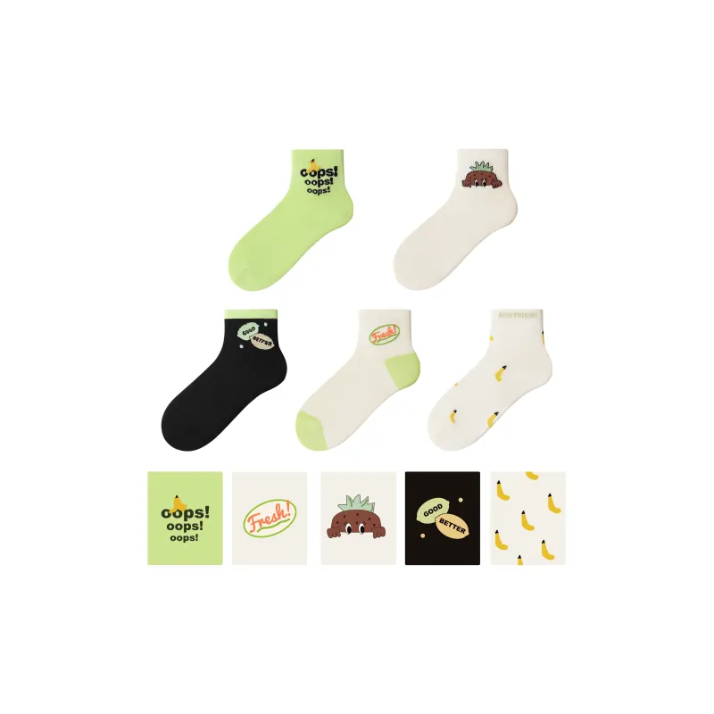 Crabsecret Ankle Socks Men's 4 Pack-12