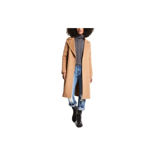 MICHAEL KORS Trench Coats Women's Camel