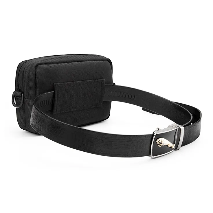 BJIAX Nylon Crossbody Bag Small Size Men's Black, Small/Black, Large Size-0