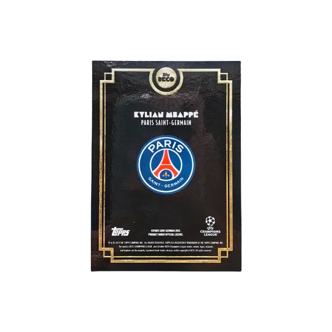 Topps Mauve Big Paris France Transfer To Real Madrid Decal Player Card Card Quality Universal Sports Cards 1 Pc-1