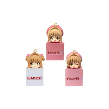 FURYU Cardcaptor Sakura Kinomoto Regular Face Smiley Face Blinking Pappa Q Bonus Gifts 10cm