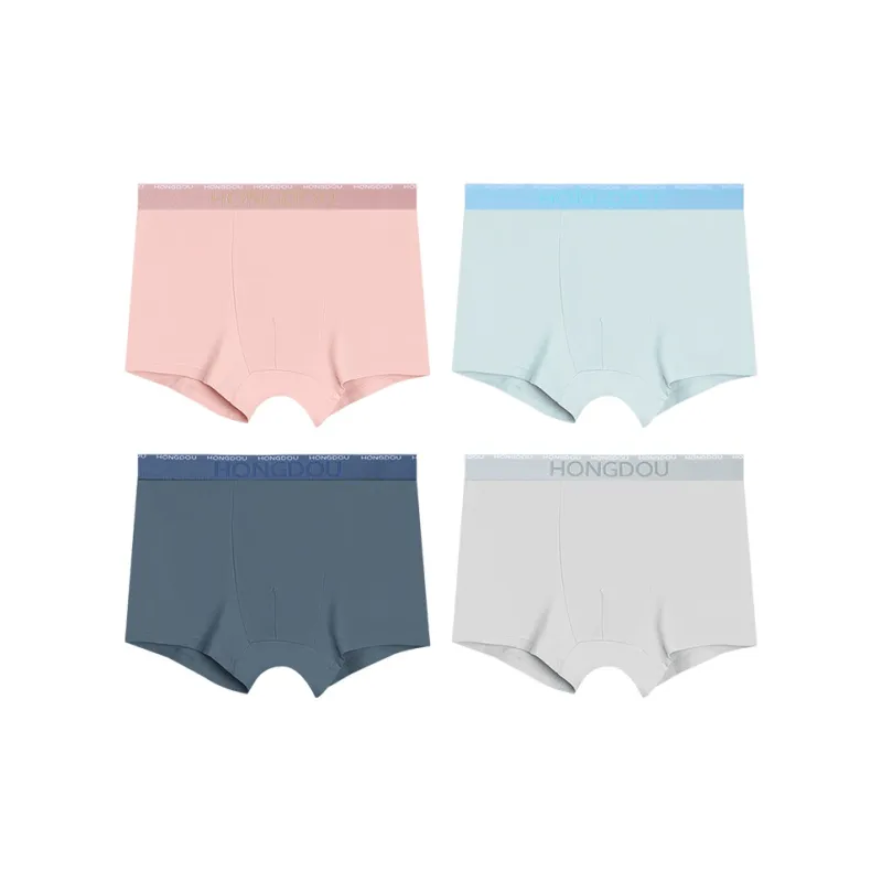 Red Bean Underpants Men's 4 Pack-5