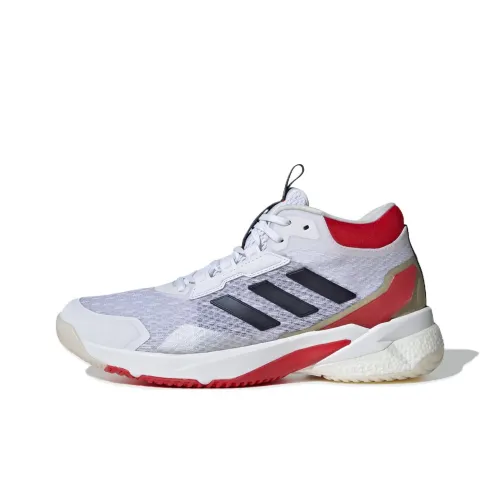 Adidas Crazyflight 5 Training Shoes Unisex Mid-Top White/Red