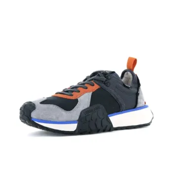 Palladium Troop Runner Anti-Slip Wear-Resistant Low-Top Casual Shoes Unisex Black Gray