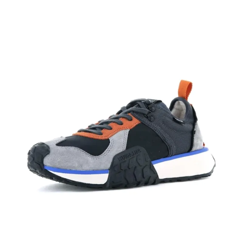Palladium Troop Runner Anti-Slip Wear-Resistant Low-Top Casual Shoes Unisex Black Gray-0