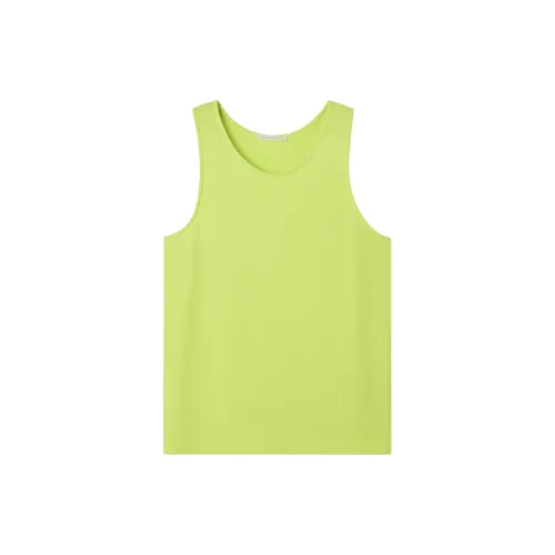 AMERICAN VINTAGE A.M Tank Tops Women's Neon Yellow