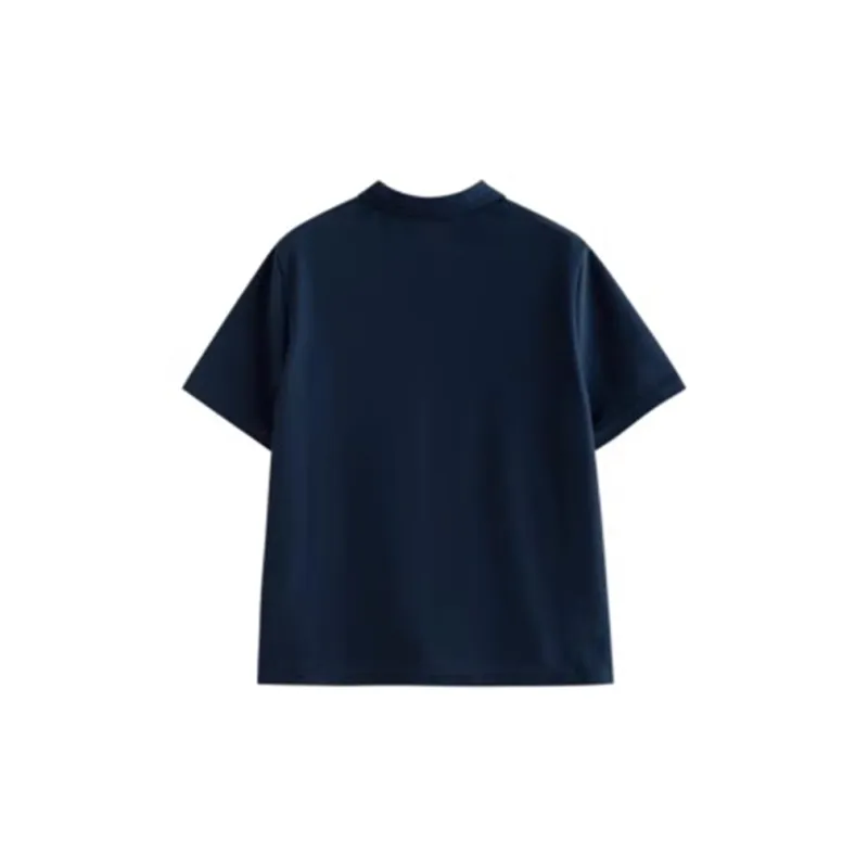Initial Language T Shirt Women's Dark Royal Blue-1