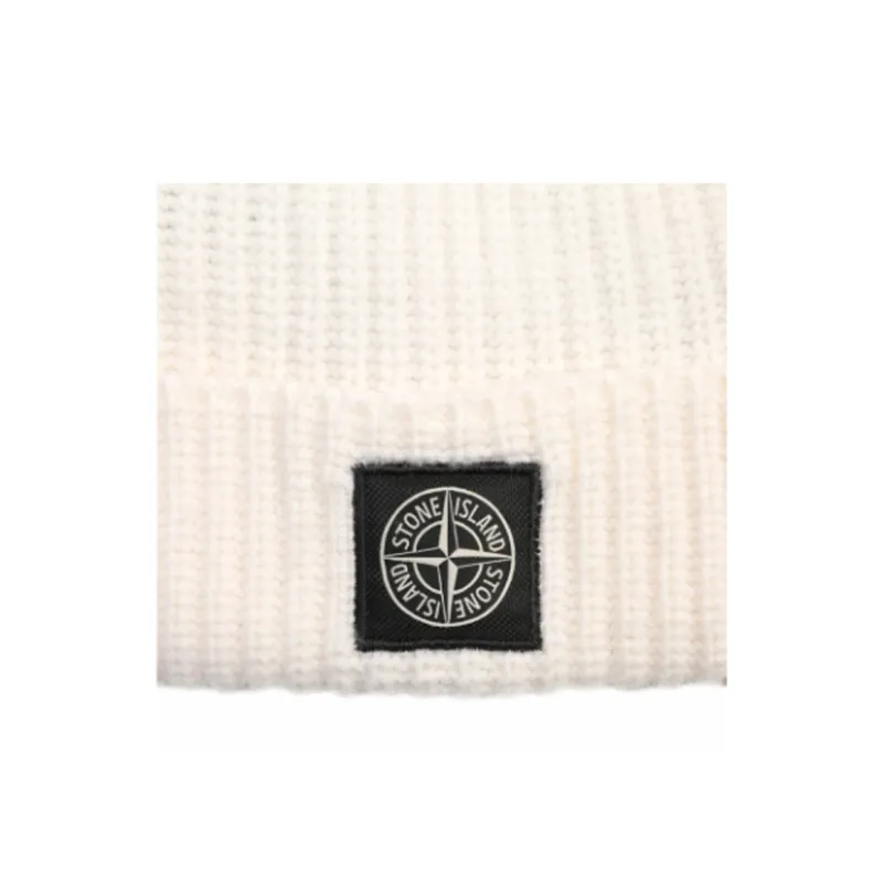 STONE ISLAND Logo Patch Beanie-2