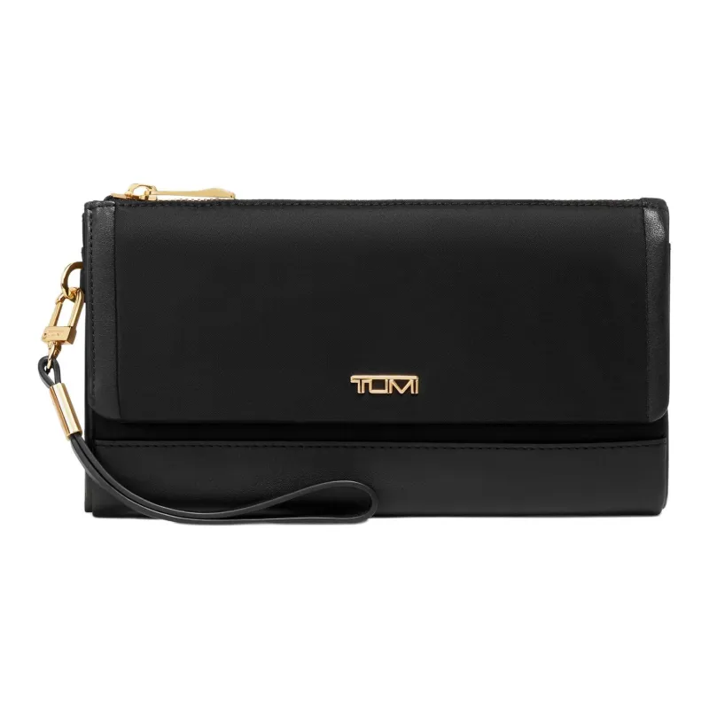 TUMI Nylon Wallet Women's Black-0