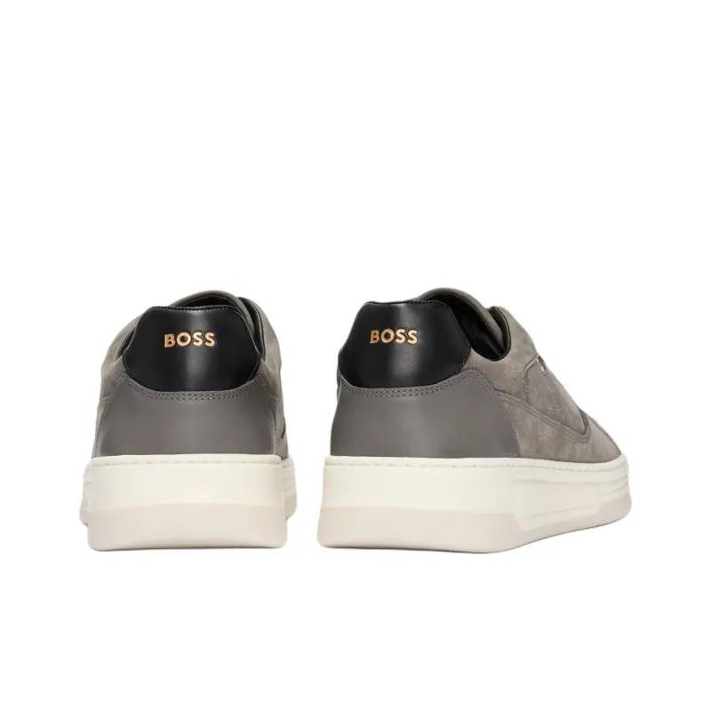 HUGO BOSS Skateboard Shoes Men's Gray-3