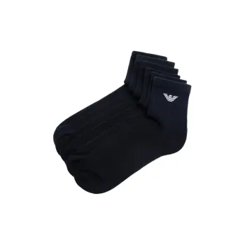 EMPORIO ARMANI Mid Calf Socks Men's 3 Pack Navy Blue