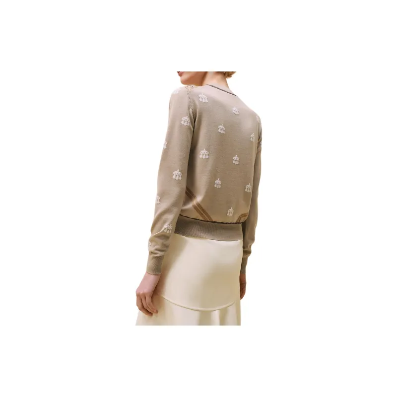 HERMES FW24 Sweater Women's Beige-1