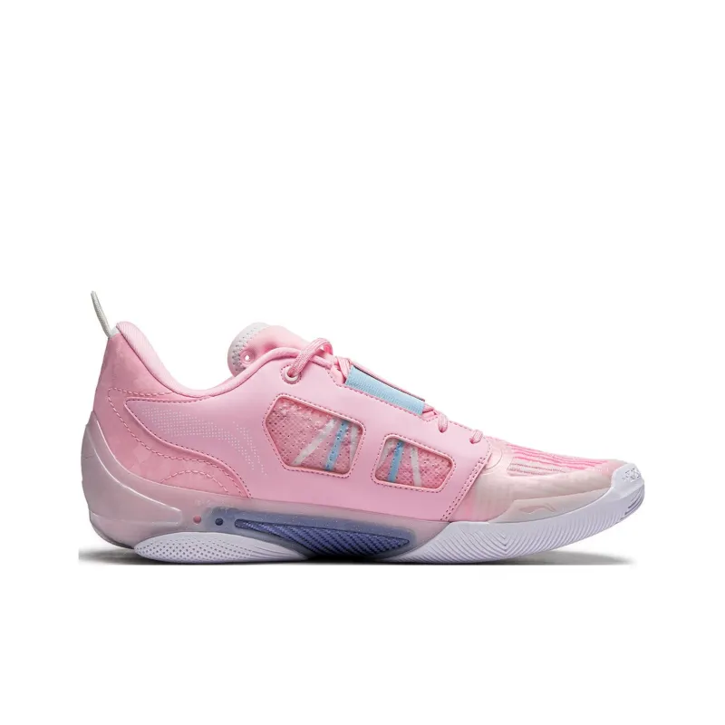 LiNing Wade 808 4 Ultra Cushioning Wear Resistant Lightweight Rebound Low Top Basketball Shoes Men's Pink-1