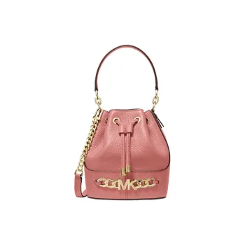 MICHAEL KORS Leather Shoulder Bag, Crossbody Bag, Handbag Small Size Women's Rose Red