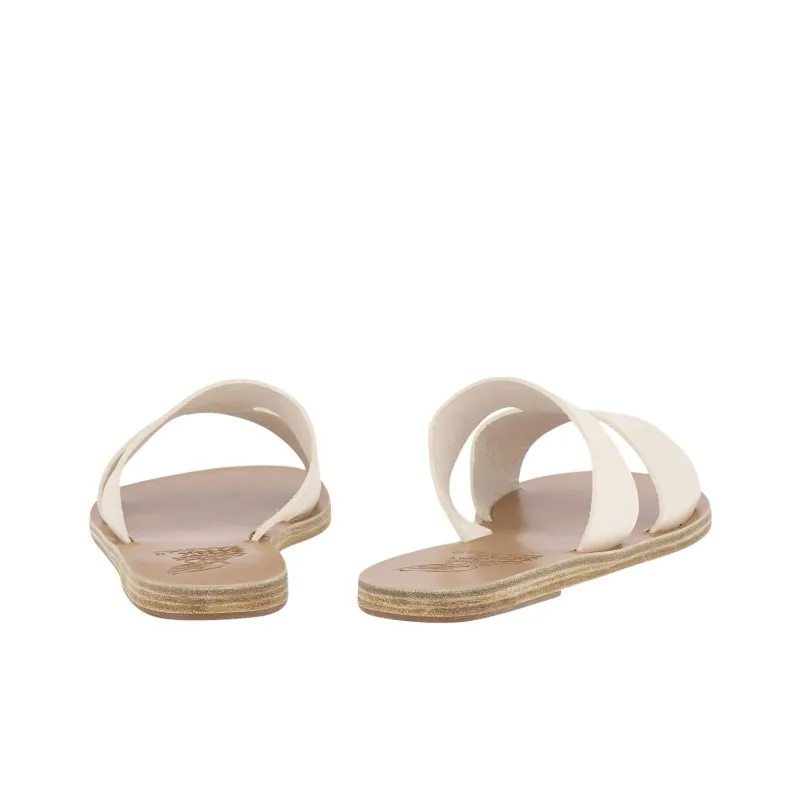 ANCIENT GREEK SANDALS Slide Slippers Women's Gray White-3