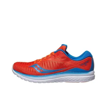 Saucony Kinvara 10 Slip-Resistant Low-Top Running Shoes Men's Orange Blue