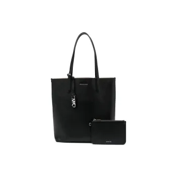 MICHAEL KORS Eliza Series Calfskin Tote Bag, Shopping Bag, Handbag Extra Large Women's Black