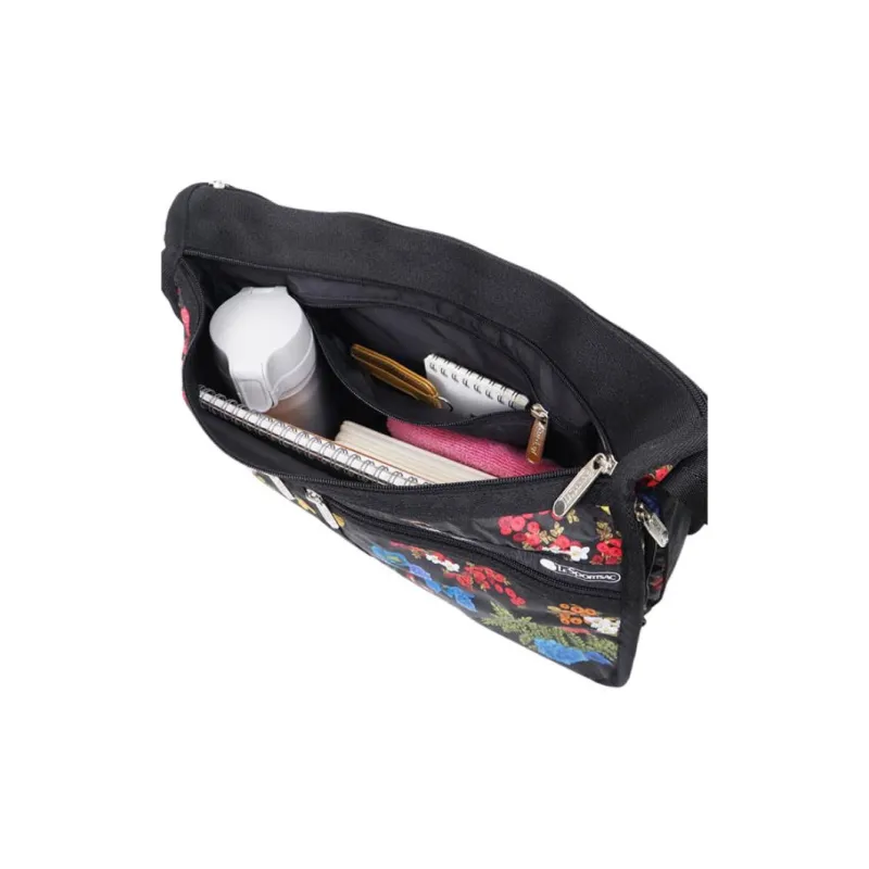 LeSportsac Polyester Crossbody Bag Shoulder Bag Women's Black & Multicolor-6