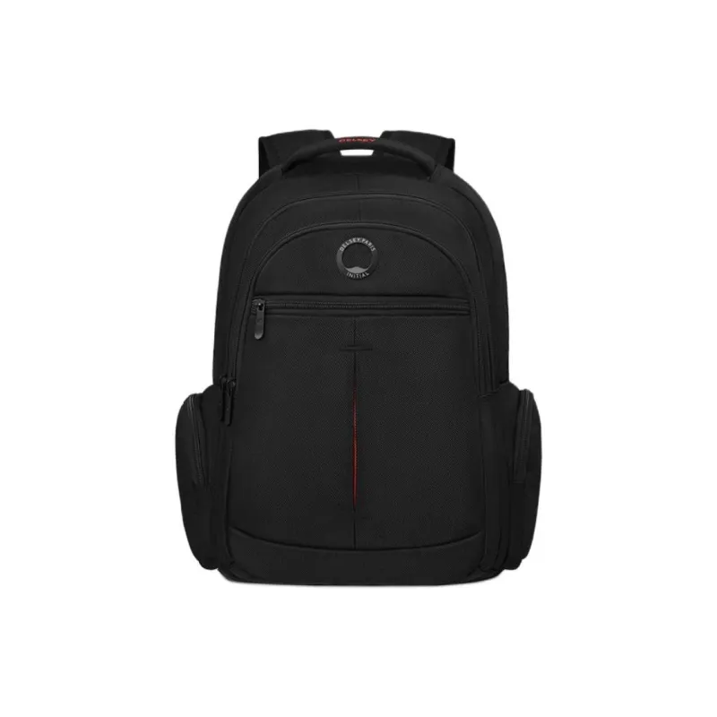 DELSEY Polyester Backpack Regular Unisex Pure Black/Pitch Black-0