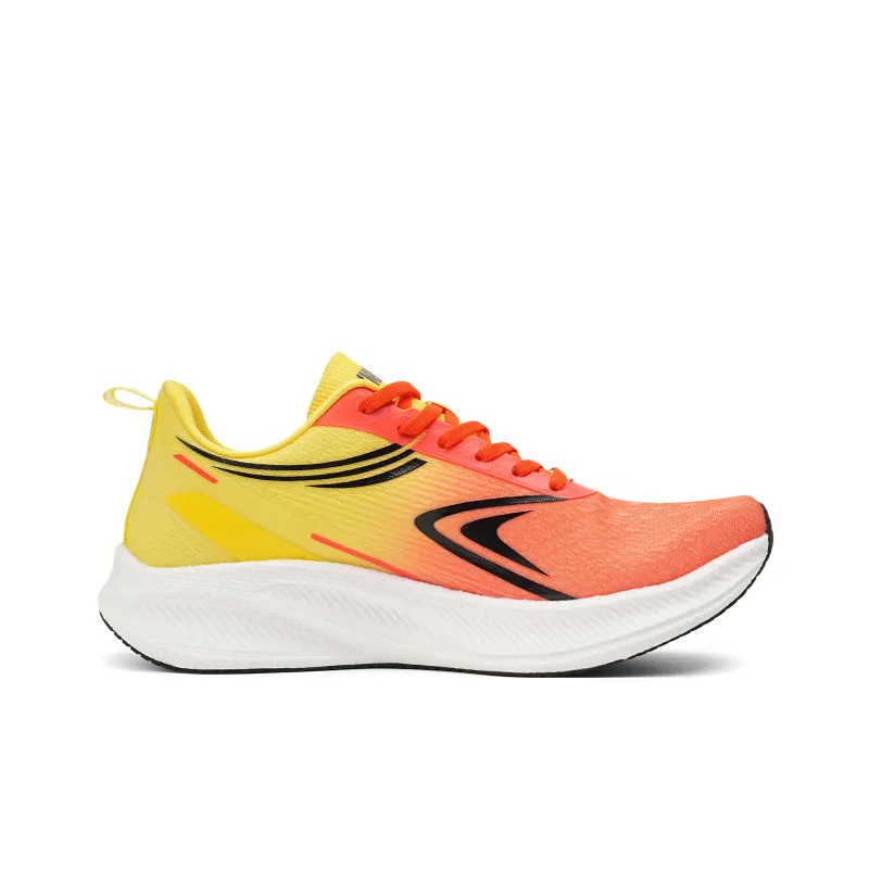 IWZI Low-Top Running Shoes Unisex Fluorescent Orange Yellow-1