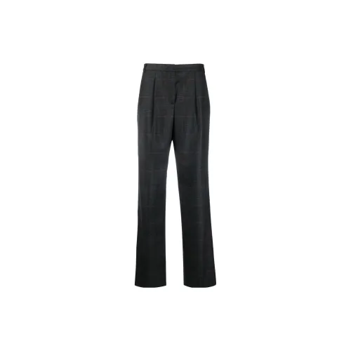 ASPESI Check-pattern Wide-leg Trousers