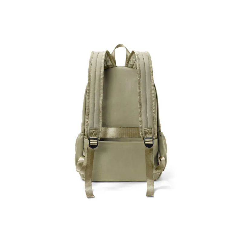 LANDCASE Fabric Backpack Laptop Bag Unisex Green/Black/Khaki-19