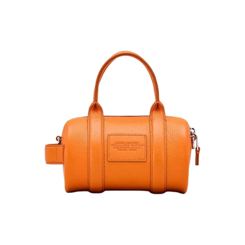 MARC JACOBS Full Grain Leather Shoulder Bag, Crossbody Bag, Handbag Mini Women's Orange-3