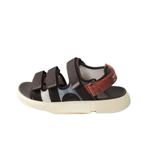 361° Beach Sandals Men's Black Red
