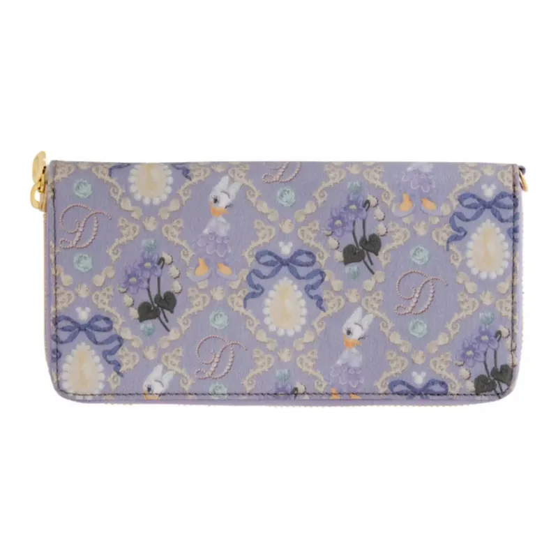 Disney Cotton And PVC Blend Wallet Women's Purple-1