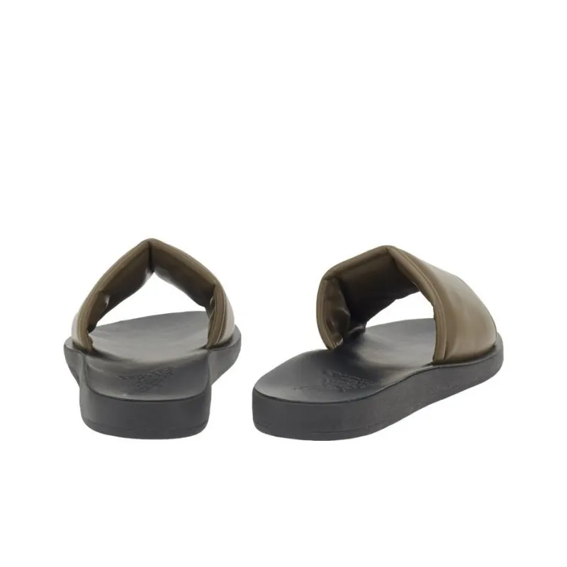 Ancient Greek Sandals Ageos Leather Slides-4