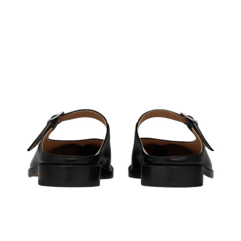 Maison Margiela Tabi Wrap toe Slippers Women's Black-4