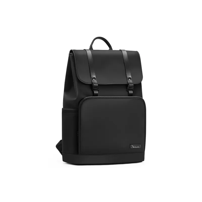 OIWAS Fabric Backpack Travel Backpack Business Laptop Bag Regular Unisex Black/Rock Stone Green-1