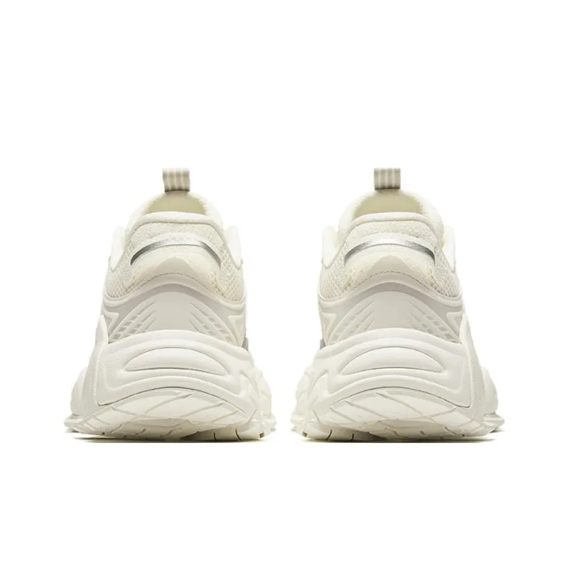 Anta Star Moon 2 Anti-Slip Wear-Resistant Low-Top Casual Shoes Men's White Gray-3