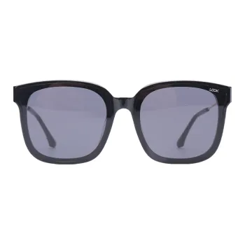 LOOK Plate Frame Square Sunglasses Unisex