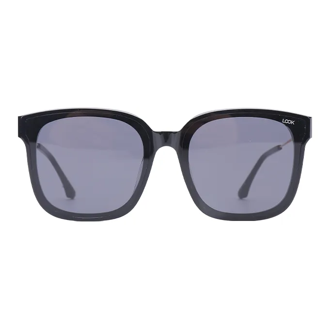 LOOK Plate Frame Square Sunglasses Unisex-0