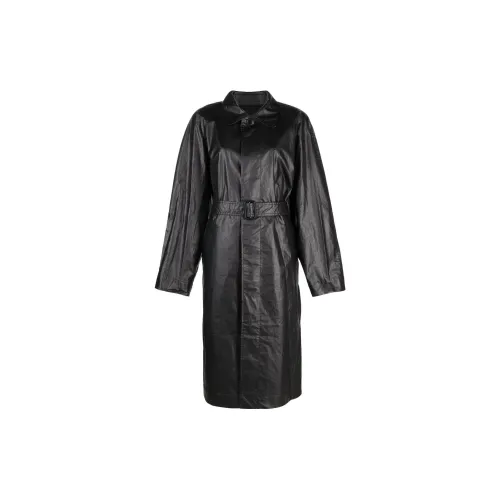 Lemaire Trench Coats Women's Black