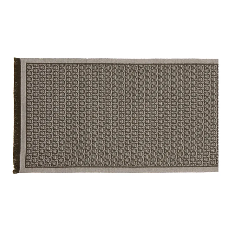 Ferragamo Knit Scarves Men Dark Brown-1