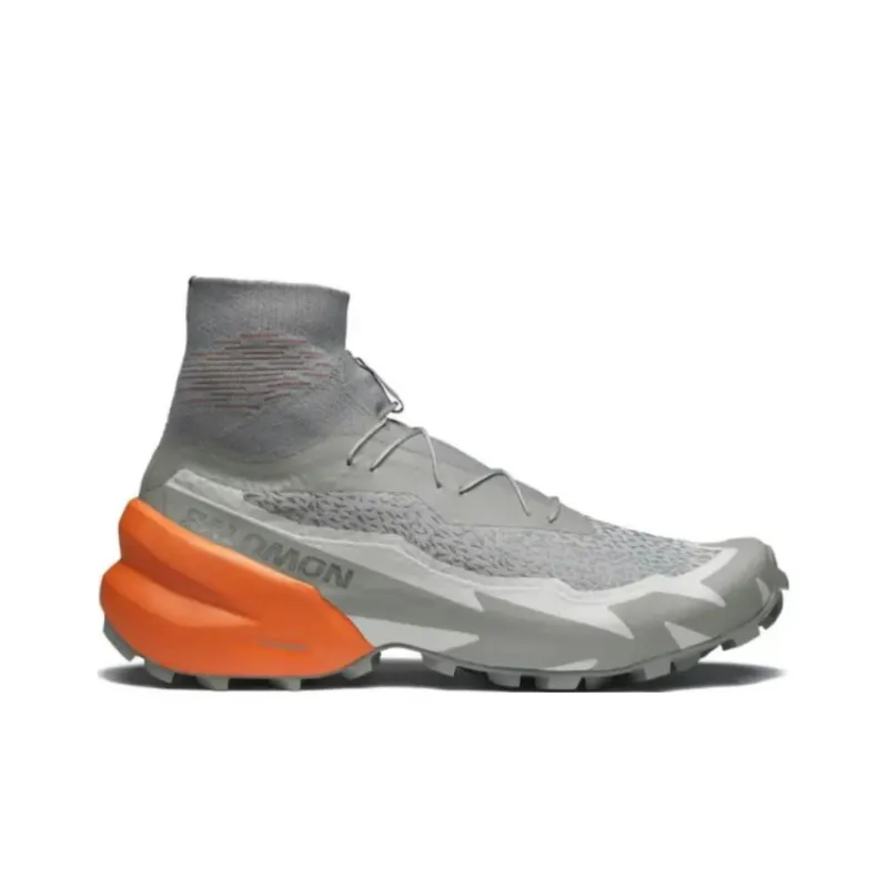SALOMON SPEEDCROSS ADVANCED Slip Resistant Mid Top Running Shoes Unisex Gray-1
