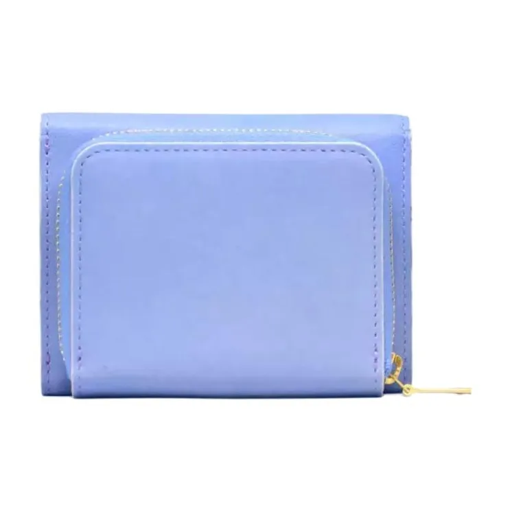 Disney Cow Leather Wallet Unisex Purple-2