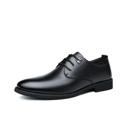 BEIOUTU Dress Shoes Men Low-Top Black